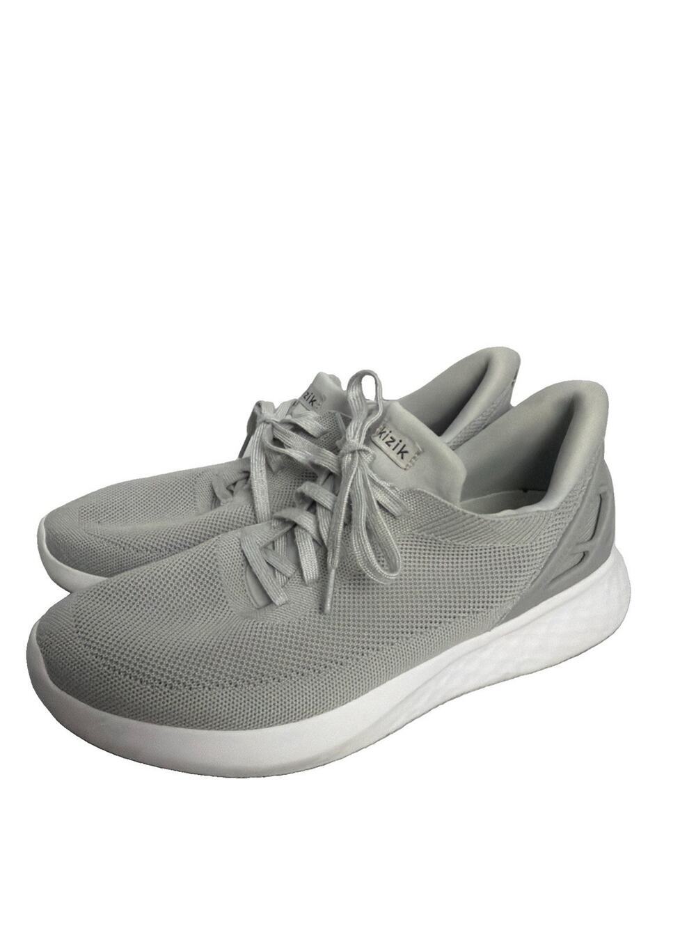 Kizik Athens Slate Grey Handsfree Athletic Shoes Sneakers Mens 11.5 Womens 13
